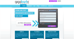 Desktop Screenshot of gigabark.com